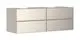 Hansgrohe-HG-Xevolos-E-Waschtischunterschrank-Sandbeige-Matt-1570-550-mit-4-Schubkaesten-fuer-Konsolen-mit-2-Aufsatzwaschtischen-geschliffen-Sandbeige-Matt-54200790 gallery number 1